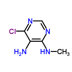 6-氯-4-甲基嘧啶-4,5-二胺,6-氯-4-甲基-4,5-二氨基嘧啶结构式