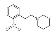 1-[2-(2-nitrophenyl)ethyl]piperidine结构式