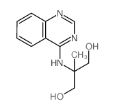 2-methyl-2-(4-quinazolinylamino)-1,3-propanediol结构式