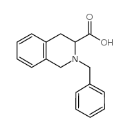 2-Benzyl-1,2,3,4-tetrahydro-isoquinoline-3-carboxylic acid structure