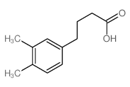 4-(3,4-dimethylphenyl)butanoic acid结构式