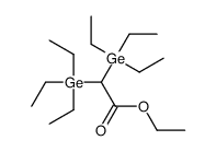 ethyl 2,2-bis(triethylgermyl)acetate Structure