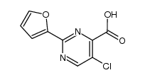 5-chloro-2-furan-2-yl-pyrimidine-4-carboxylic acid Structure