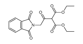 (N,N-phthaloyl-glycyl)-malonic acid diethyl ester结构式