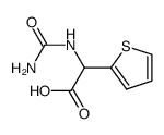 2-[(aminocarbonyl)amino]-2-(thien-2-yl)acetic acid Structure