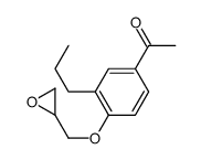 1-[4-(oxiran-2-ylmethoxy)-3-propylphenyl]ethanone Structure