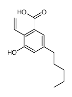 2-ethenyl-3-hydroxy-5-pentylbenzoic acid结构式