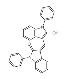 1,1'-diphenyl-1,3-dihydro-1'H-3,3'-methanylylidene-bis-indol-2-one Structure
