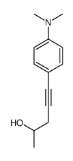 5-[4-(dimethylamino)phenyl]pent-4-yn-2-ol Structure