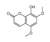 8-hydroxy-5,7-dimethoxychromen-2-one Structure