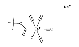 cis-[t-BuO(CO)Re(CO)4Cl]Na Structure