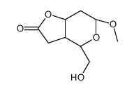 2-脱氧-β-D-卤代甲基3,4-碳酸酯结构式