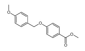 methyl 4-[(4-methoxyphenyl)methoxy]benzoate结构式