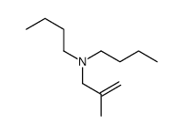 N-butyl-N-(2-methylprop-2-enyl)butan-1-amine Structure