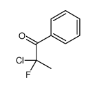 2-chloro-2-fluoro-1-phenylpropan-1-one结构式