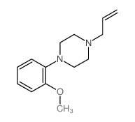 Piperazine,1-(2-methoxyphenyl)-4-(2-propen-1-yl)- Structure
