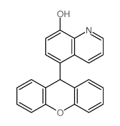 8-Quinolinol,5-(9H-xanthen-9-yl)- structure