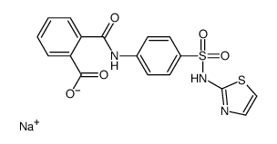4-[N-(2-Thiazolyl)sulfamoyl]-2-(anilinocarbonyl)benzoic acid sodium salt结构式