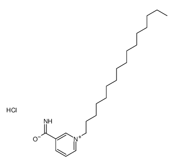 1-hexadecylpyridin-1-ium-3-carboxamide,chloride Structure