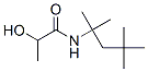 N-(1,1,3,3-Tetramethylbutyl)-2-hydroxypropionamide结构式