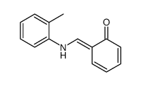 6-[(2-methylanilino)methylidene]cyclohexa-2,4-dien-1-one结构式
