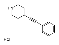 4-(phenylethynyl)piperidine hydrochloride structure