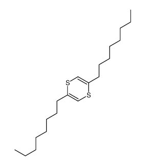 2,5-dioctyl-1,4-dithiine Structure