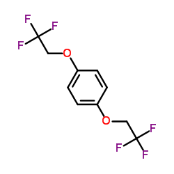 1,4-双(2,2,2-三氟乙氧基)苯结构式