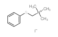 Methanaminium,N,N,N-trimethyl-1-(phenylthio)-, iodide (1:1) Structure