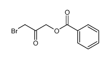 Benzoic acid 3-bromo-2-oxopropyl ester structure