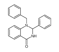 1-benzyl-2-phenyl-2,3-dihydro-1H-quinazolin-4-one结构式