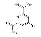 4-BROMO-PYRIDINE-2,6-DICARBOXYLIC ACID DIAMIDE Structure