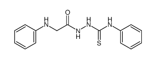 4-phenyl-1-(N-phenylamino)acetyl thiosemicarbazide Structure