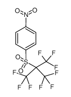 p-Nitrophenyl-perfluor-tert-butylsulfon Structure