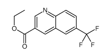 6-三氟甲基喹啉-3-碳酸乙酯结构式