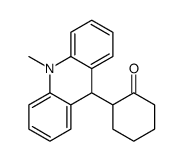 2-(10-methyl-9H-acridin-9-yl)cyclohexan-1-one Structure