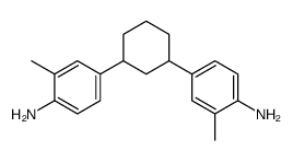 4,4'-(cyclohexane-1,3-diyl)di-o-toluidine Structure