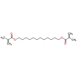 二甲基丙烯酸1,12-十二双醇酯结构式