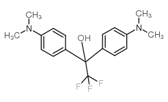 1,1-双(4-二甲基氨基苯基)-2,2,2-三氟乙醇结构式