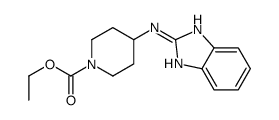 4-(1H-苯并咪唑-2-基氨基)-1-哌啶羧酸乙酯结构式