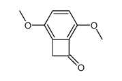 2,5-dimethoxybicyclo[4.2.0]octa-1,3,5-trien-7-one结构式