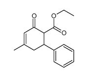 ethyl 4-methyl-2-oxo-6-phenylcyclohex-3-ene-1-carboxylate Structure