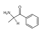 (R)-2-amino-1-phenylpropan-1-one结构式