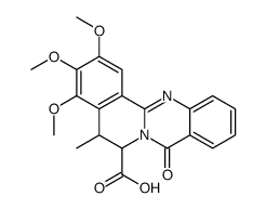 alpha-(1-Methylethyl)-4-oxo-2-(3,4,5-trimethoxyphenyl)-3(4H)-quinazoli neacetic acid结构式