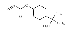 丙烯酸4-叔丁基环己酯 (顺反混合物)结构式