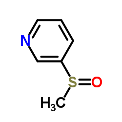 3-(Methylsulfinyl)pyridine结构式