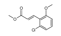 Methyl-2-chlor-6-methoxycinnamat结构式
