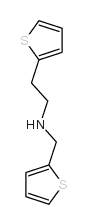 N-(2-噻吩-2-乙基)-n-(噻吩-2-甲基)胺结构式