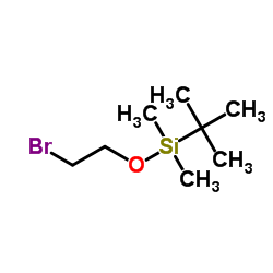 (2-溴乙氧基)-叔丁基二甲基硅烷结构式