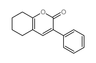 2H-1-Benzopyran-2-one,5,6,7,8-tetrahydro-3-phenyl-结构式